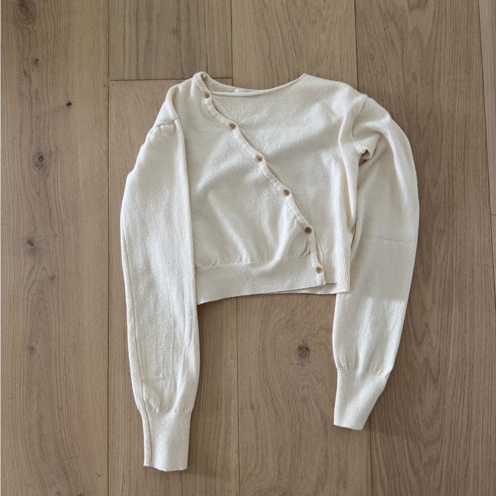 Storets Cream Knit Cardigan